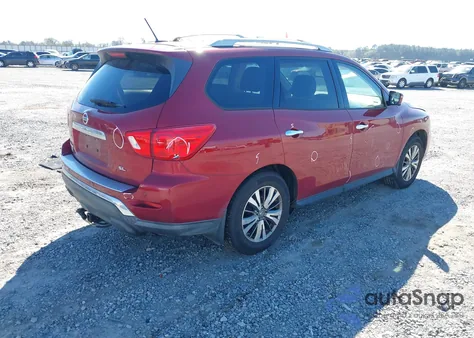 2018 Nissan Pathfinder Sl из США, поврежденный, VIN 5N1DR2MN3JC655774